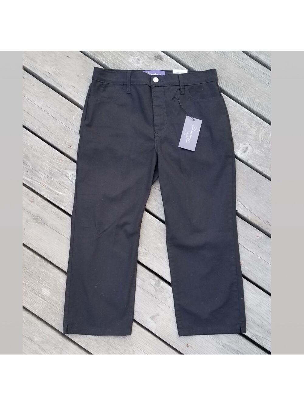 Not Your Daughters Jeans Black Crop Pants